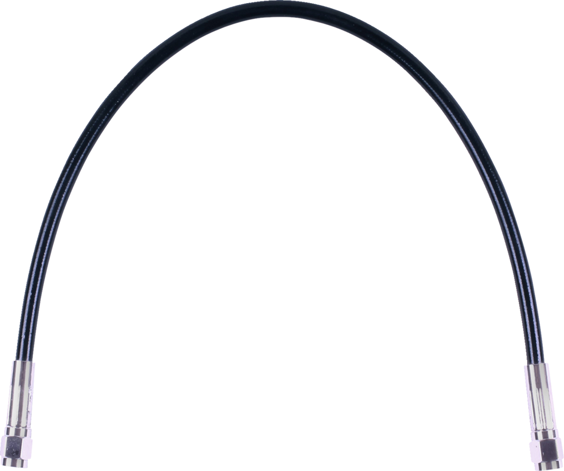 MAGNUM SHIELDING Universal XR Brake Line - 30" - Black w/ Chrome Fittings SBC0500-30