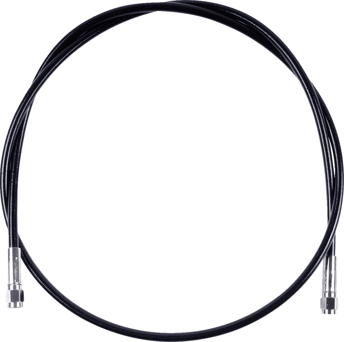 MAGNUM SHIELDING Universal XR Brake Line - 68" - Black w/ Chrome Fittings SBC0500-68