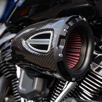 PERFORMANCE MACHINE (PM) C4 Series Air Cleaner Kit - Black Ops™ - Twin Cam Throttle by Wire 0206-2161-SMB