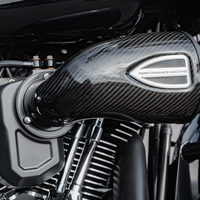 PERFORMANCE MACHINE (PM) C4 Series Air Cleaner Kit - Black Ops™ - Twin Cam Throttle by Wire 0206-2161-SMB