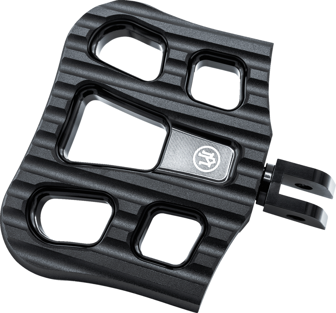PERFORMANCE MACHINE (PM) Drifter Floorboards - Rider - Black Ops - FL 0036-1027-SMB