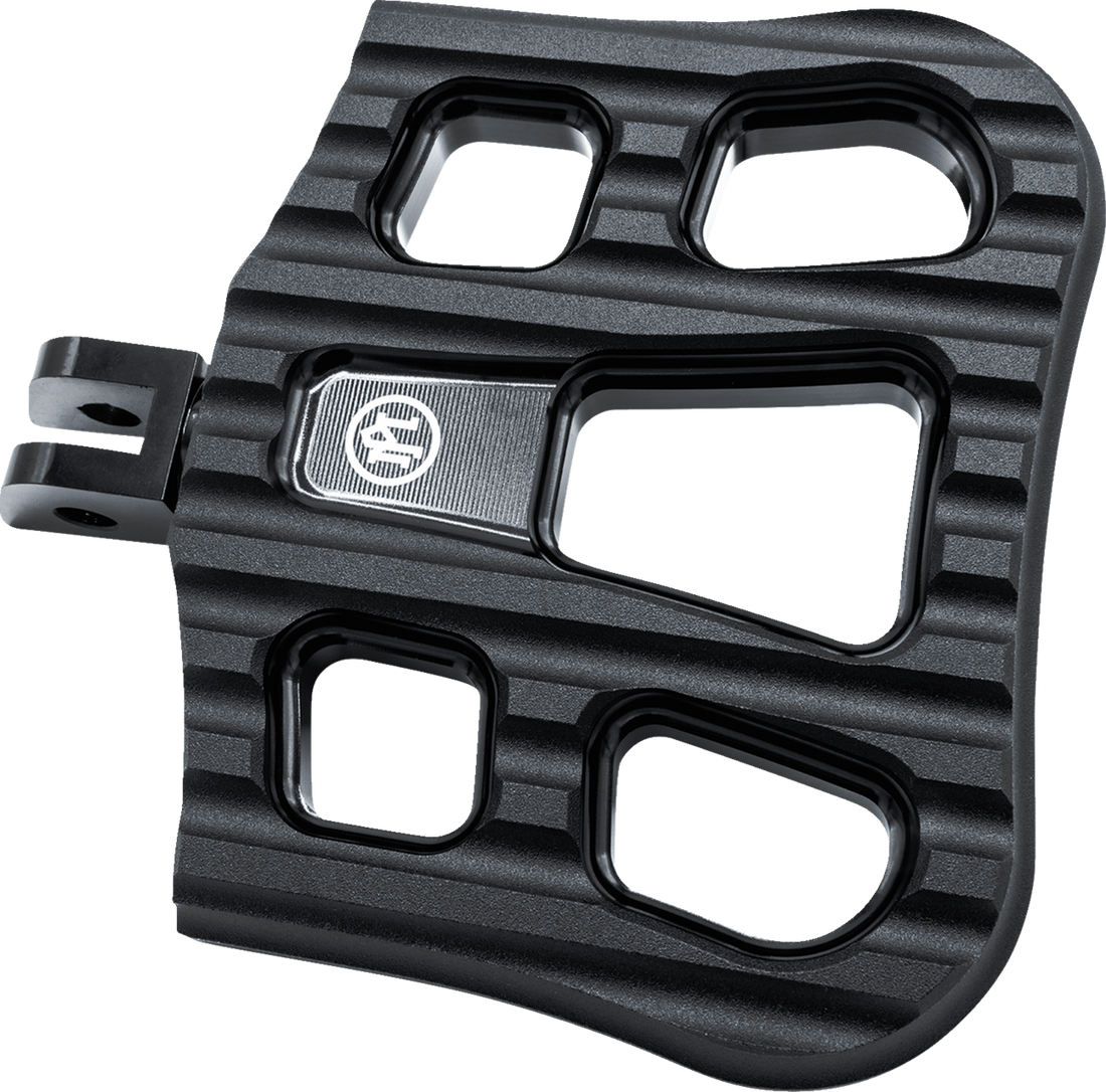 PERFORMANCE MACHINE (PM) Drifter Floorboards - Rider - Black Ops - FL 0036-1027-SMB