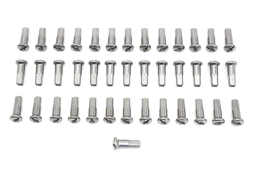 45-0160 - Spoke 40 Piece Cadmium Nipple Set by V-Twin
