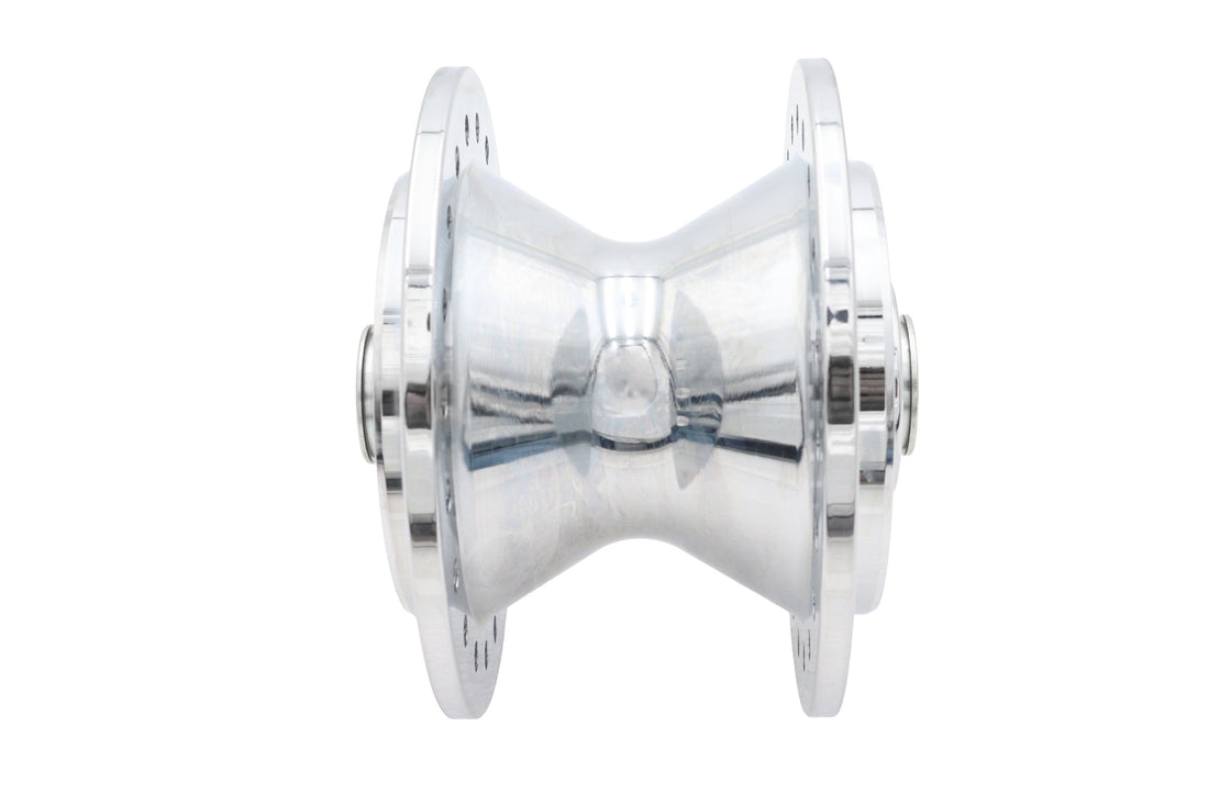 45-0298 - Chrome Front Wheel Hub by V-Twin