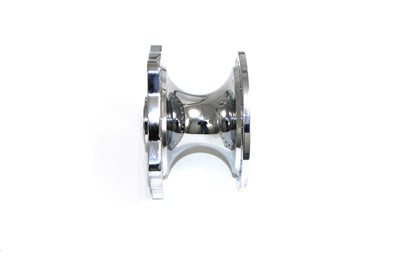 45-0307 - Chrome Front Wheel Hub Clover Style by V-Twin