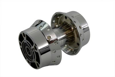 45-0332 - Chrome Rear Wheel Hub 3/4 inch Bearings by V-Twin