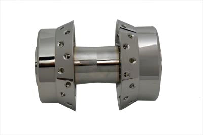 45-0333 - Chrome Rear Wheel Hub 1  Bearings by V-Twin