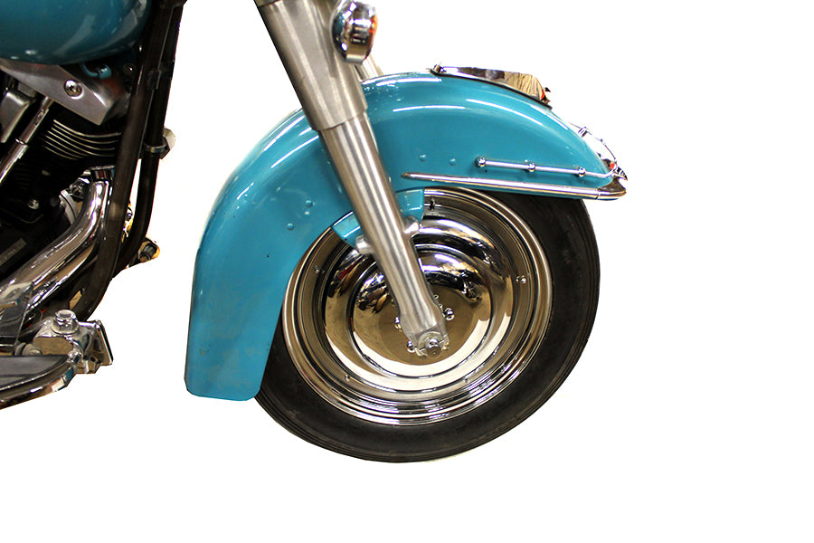 45-0378 - 16  Wire Wheel Cover Set Chrome by V-Twin