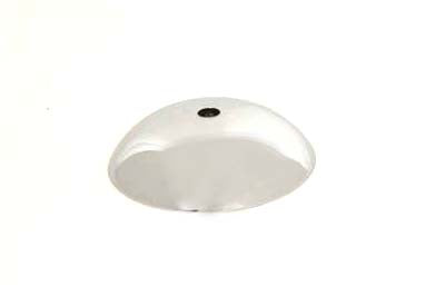 45-0406 - Chrome Front Hubcap 8 inch Dresser by V-Twin