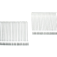 45-0409 - Polished Stainless Steel 16  Spoke Set by V-Twin