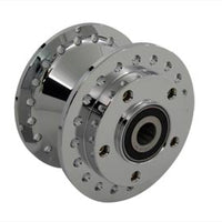 45-0532 - Chrome Front Wheel Hub 3/4  Bearings by V-Twin