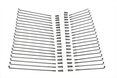 45-0664 - Stainless Steel 18  Spoke Set by Buchanan Spoke