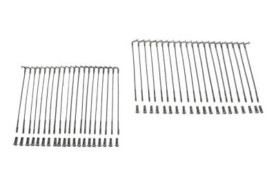 45-0703 - Chrome 16  Spoke Set Twirled Type by V-Twin