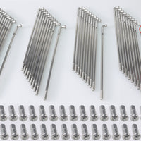 45-0734 - 18  Indian Spoke Set Stainless Steel by Buchanan Spoke