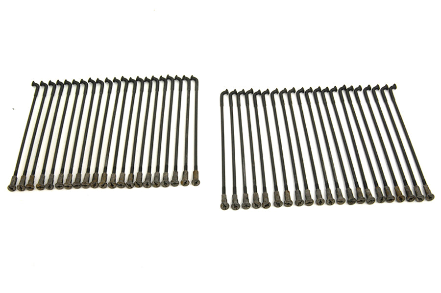 45-0743 - Parkerized 18  Spoke Set by V-Twin