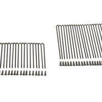 45-0752 - Polished Stainless Steel 16  Spoke Set by V-Twin