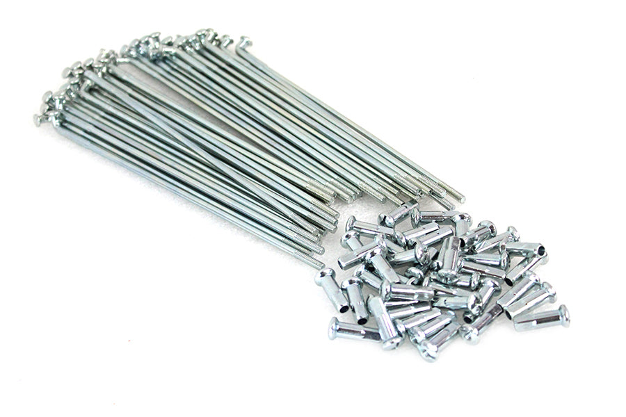 45-0797 - Zicad Plated 18  Star Hub Spoke Set by V-Twin