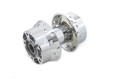 45-0968 - Wheel Hub with 25mm Bearings Chrome by V-Twin