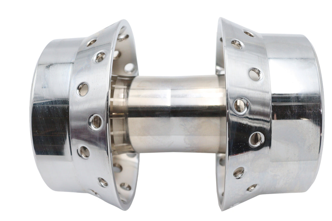45-1306 - Factory Sample Chrome Rear Wheel Hub 3/4 inch Bearings by V-Twin