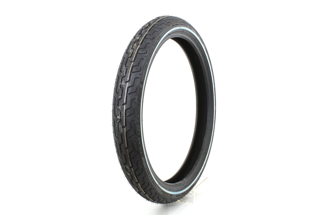 46-0447 - Dunlop D402 MH90 21  Front Whitewall Tire by Dunlop