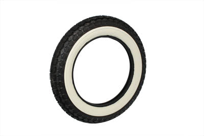 46-0532 - Coker Replica 4.50 x 18 inch Wide White Wall by Coker Tire