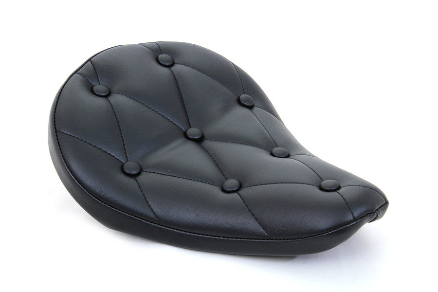 47-0064 - Black Vinyl Solo Seat with Buttons by Corbin Gentry