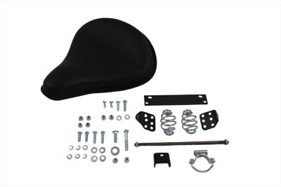 47-0120 - Black Leather Solo Seat With Mount Kit by Corbin Gentry