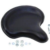 47-0129 - Black Leather Solo Seat by Corbin Gentry