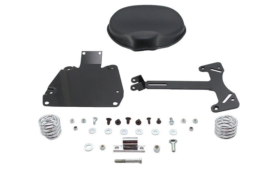 47-0149 - Black Leather Solo Seat and Mount Kit by Corbin Gentry