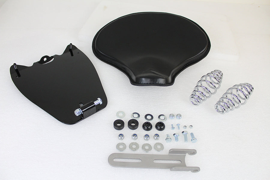 47-0195 - Indian Scout Leather Solo Seat Kit Black by Corbin Gentry
