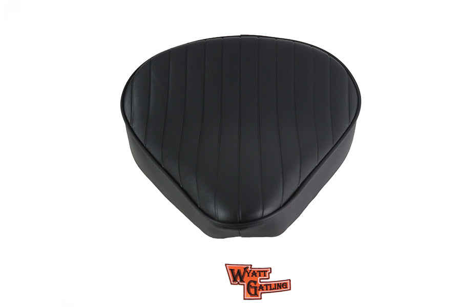 Black Tuck and Roll Solo Seat Large