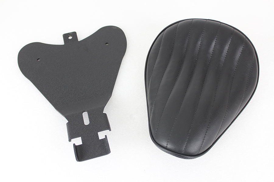 47-0491 - Bates Solid Mount Solo Seat Black Leather by Bates