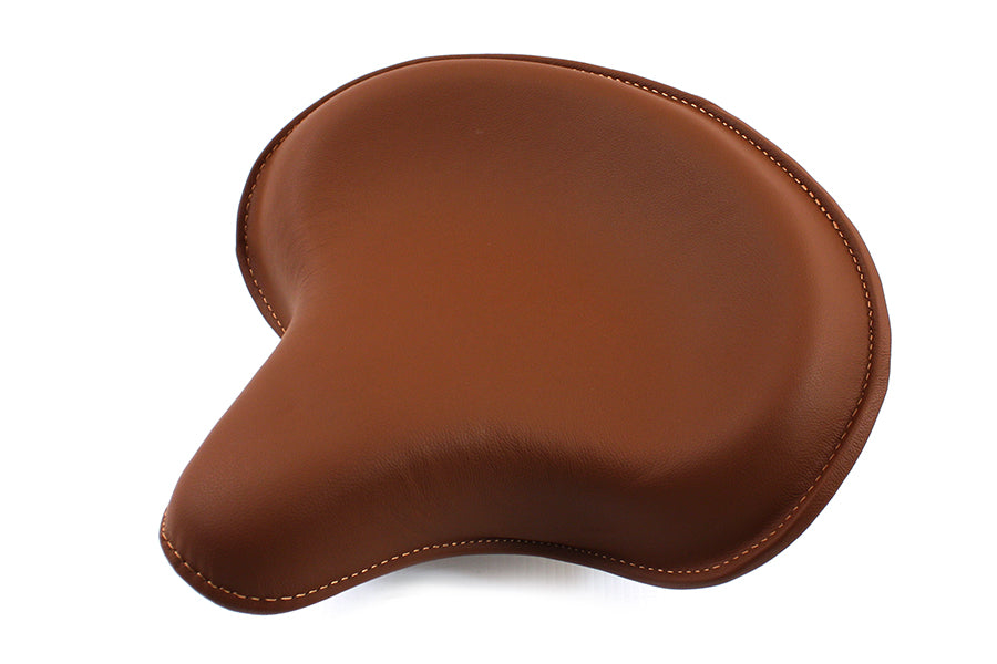 47-0516 - Corbin Gentry Brown Leather Deluxe Solo Seat without Skirt by Corbin Gentry