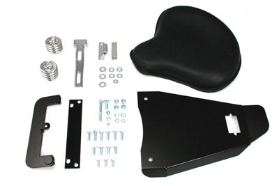 47-0781 - Black Leather Solo Seat With Mount Kit by Corbin Gentry