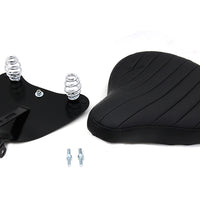 47-0812 - Black Leather Solo Seat with Mount Kit by Bates