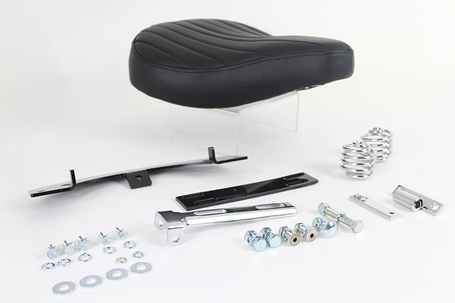47-0814 - Black Leather Solo Seat Kit by Bates