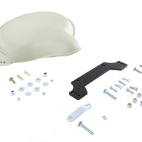 White Leather Solo Seat Kit