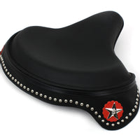 47-0946 - Black Leather Solo Seat with Skirt by Corbin Gentry