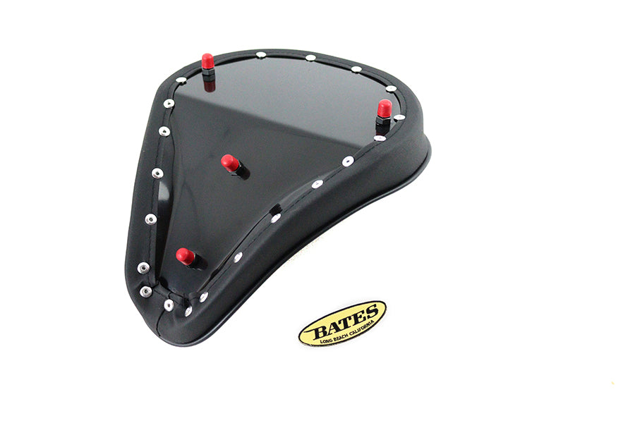 47-1556 - Black Suede Solo Seat Small Pan by V-Twin