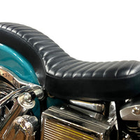 Corbin Gentry Tuck and Roll Seat Black