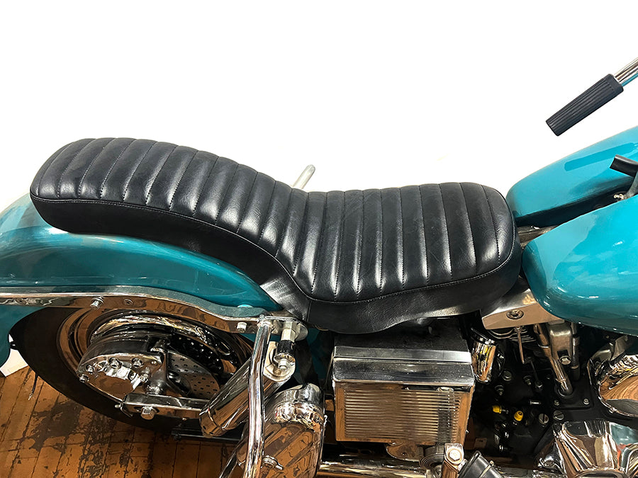 Corbin Gentry Tuck and Roll Seat Black