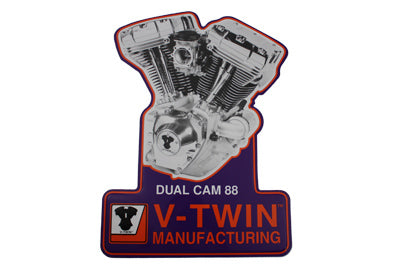 48-0033 - Twin Cam Plaque by V-Twin