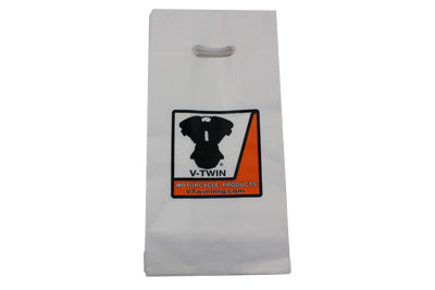 48-0040 - V-Twin White Shop Bag by V-Twin