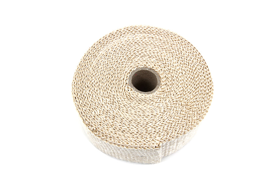 48-0137 - Light Brown Fiberglass Exhaust Wrap by V-Twin