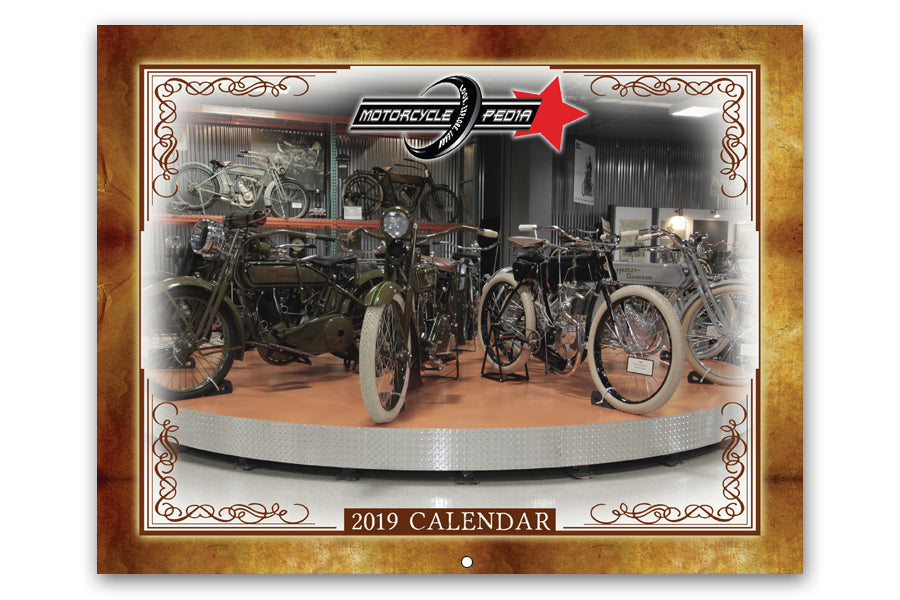 48-0199 - 2019 Motorcyclepedia Museum Calendar by V-Twin