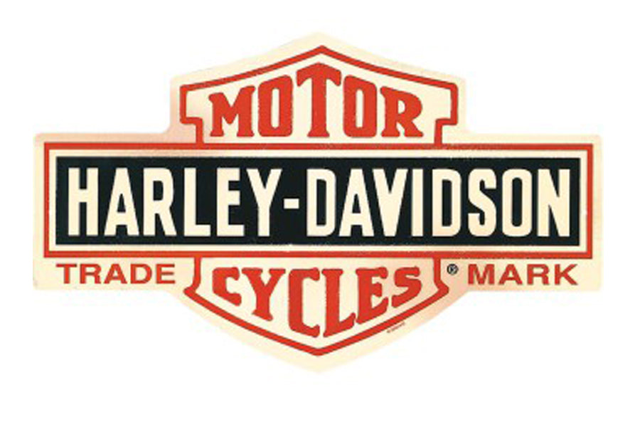 48-0215 - Bar & Shield Die-Cut Tin Sign by V-Twin