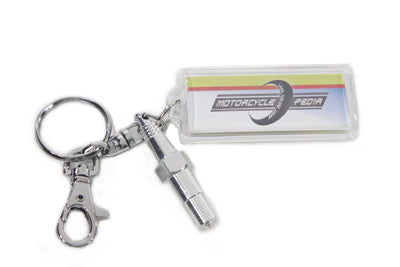 48-0236 - Spark Plug Design Keychain by V-Twin