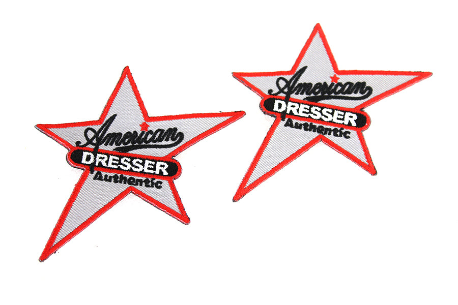 48-0247 - American Dresser Logo Patch Set by V-Twin
