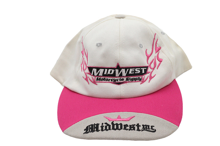 48-0282 - Midwest Motorcyle Supply Hat Pink by  