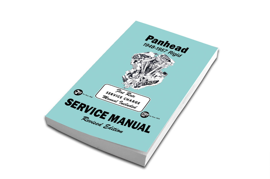 48-0307 - Factory Service Manual for 1948-1957 Panhead and Rigid by V-Twin